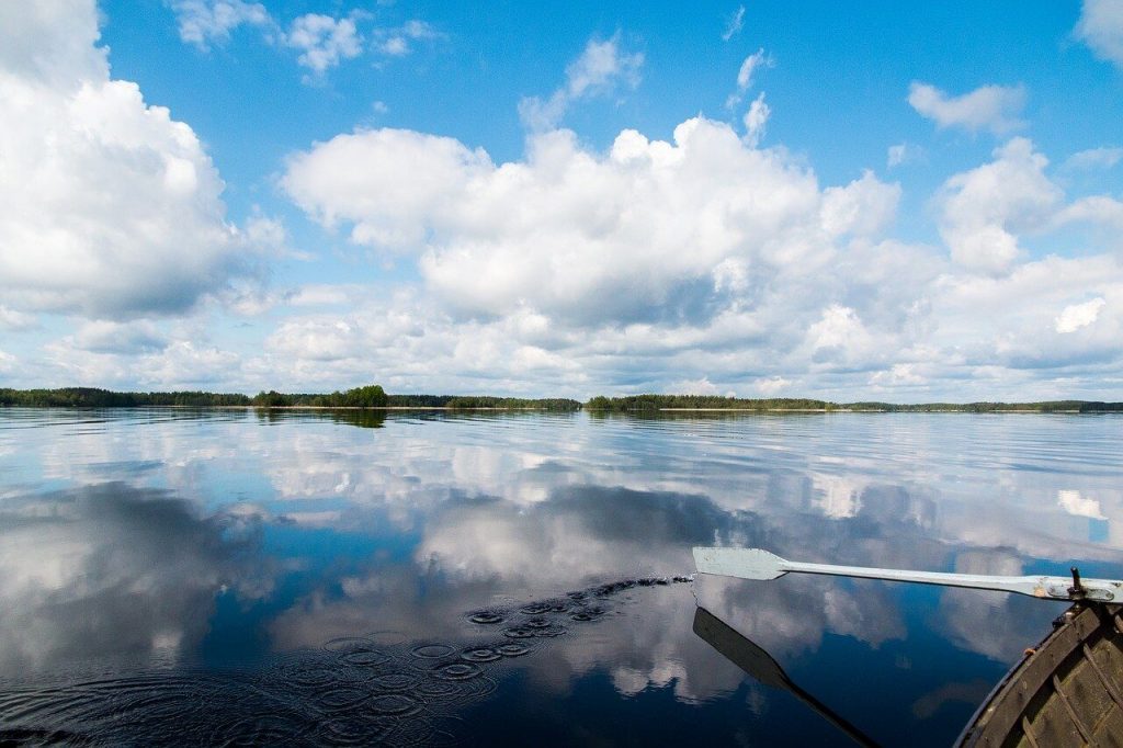 Lake Saimaa in finland