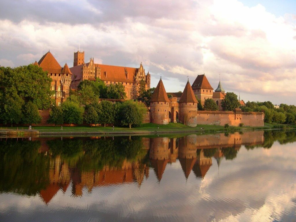 Malbork Castle in poland