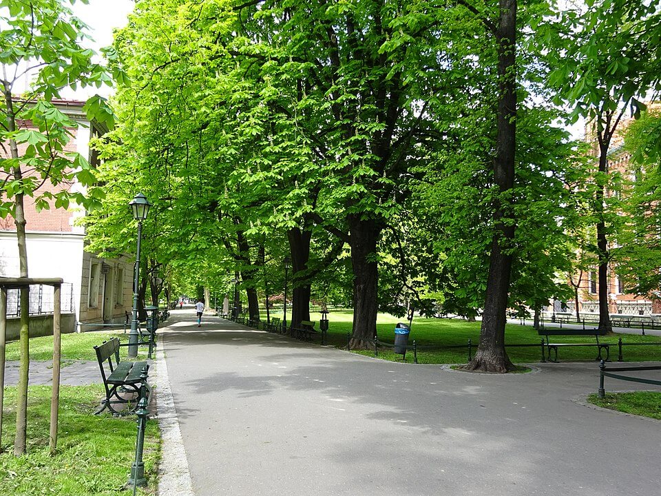 Planty Park in krakow