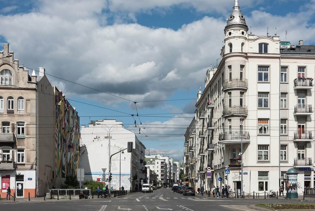 Praga district in warsaw