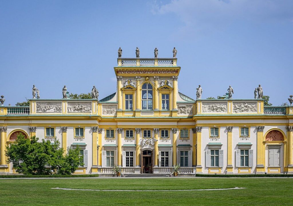 Wilanow Palace in warsaw