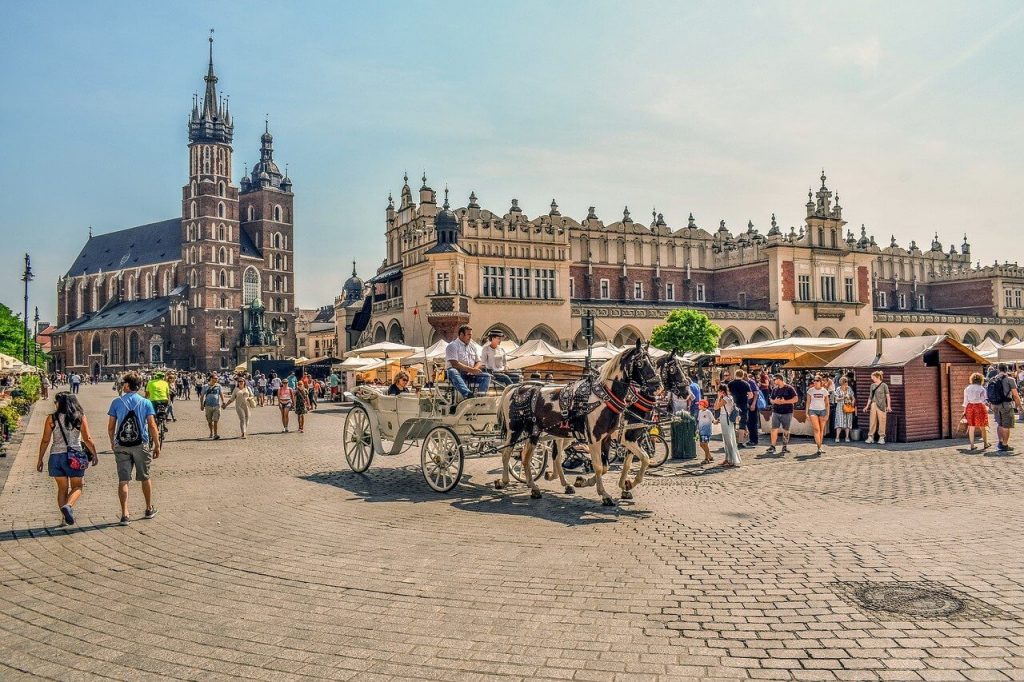 old town in krakow poland
