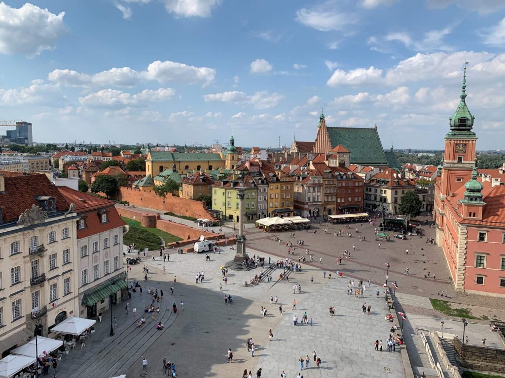 old town in warsaw poland